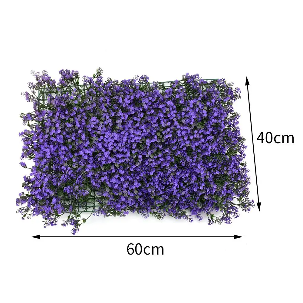 40*60 см Искусственный завод муляж растения на стену газон трава пластик поддельные газон зеленая растительность для стены украшения двери зеленый фиолетовый