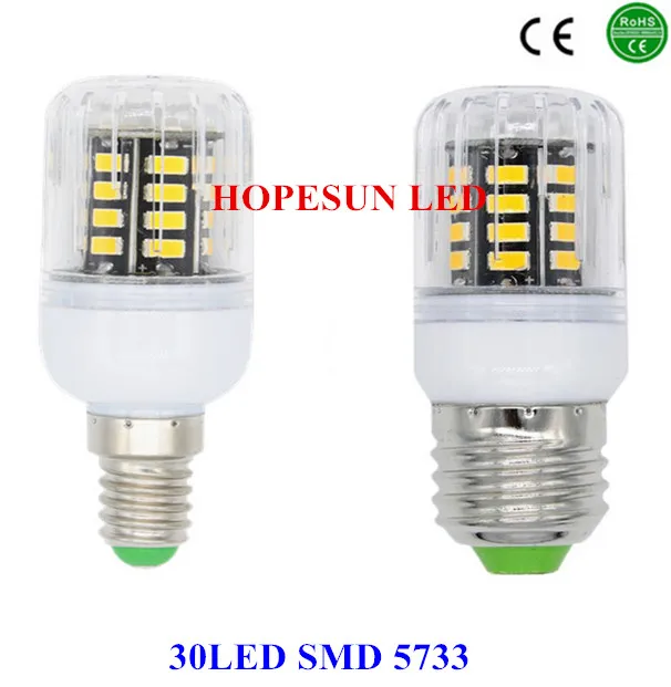 E27 & E14 110V SMD 5733 2015 Новая лампада Светодиодная лампа Bombillas прожектор Luz Lamparas De Ampoule
