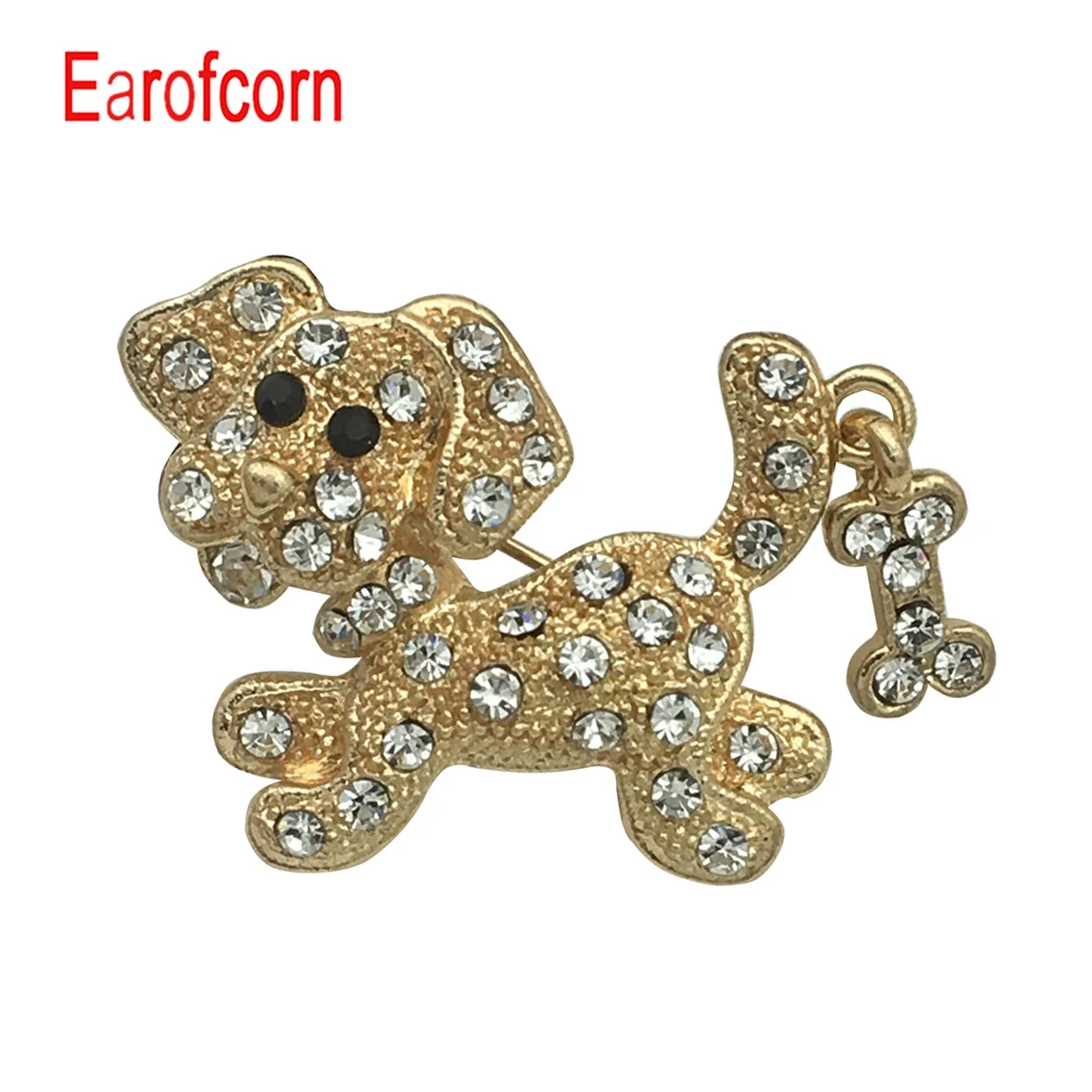 

Earofcorn Personality Cute Small Dog Brooches Scarf Buckle Fashion Wild Shirt Brooches Souvenir Gift