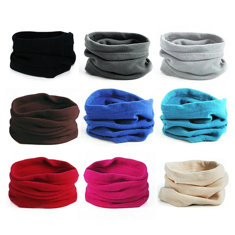 

2018 1PC 3in1 Unisex Beanie Hats Ski Snood Scarf Women Men Thermal Fleece Scarf Snood Neck Warmer Face Mask Winter Spring