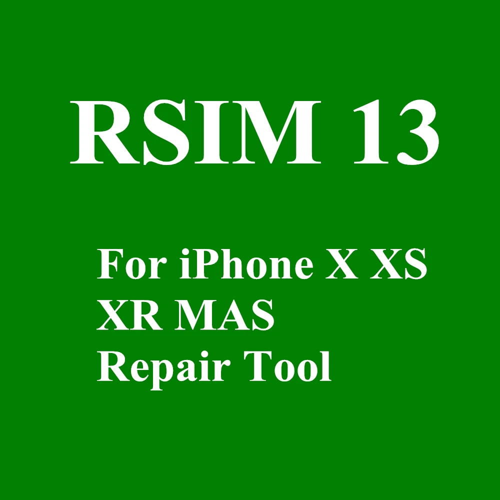 

1pc RSIM 13 For iPhone X XS XR Max Repair Tool Mobile Phone Universal Sim Cards Adapters Accessories & Parts