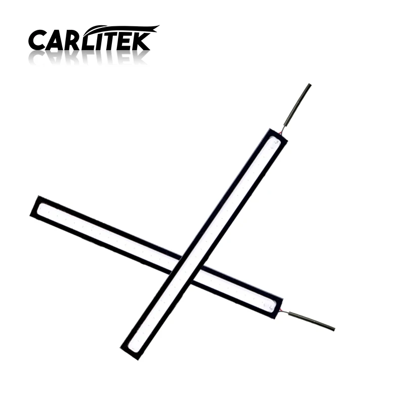 CARLitek 2 шт. COB DRL Led Strip Kit Водонепроницаемый Ультра Синий 12 В дневной ходовой