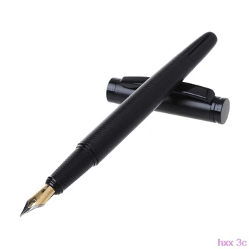 

Hero 737 Black Fountain Pen 0.5mm Metal Business School Office Stationary Gift