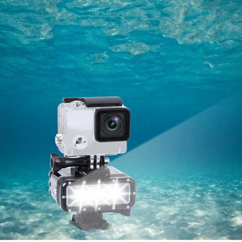 Diving Light Dimmable Video Light Underwater 40m Diving Lamp Waterproof