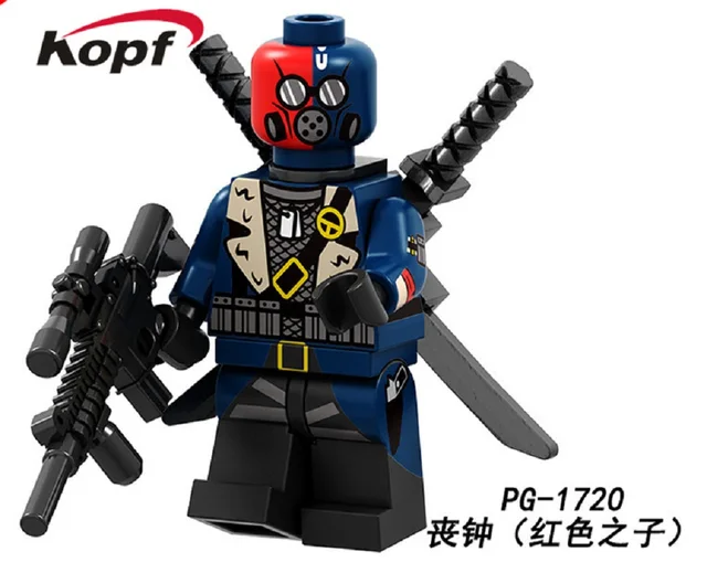 Special Offers Singel sale Legoed Wonder Woman Action Deathstroke Harley Quinn Zombie Robin Model Building Blocks For Children Gift Toys PG1720