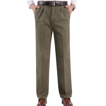 

MFERLIER Winter Autumn men pants 5XL 6XL 7XL 8XL Plus size business weight 125cm 7 color Loose pants men large size