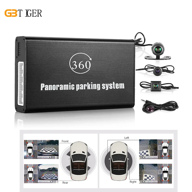 

Universal 360Degree Panoramic Parking System Waterproof IP67 Bird View All Round View System Intelligent Parking Monitor Car DVR