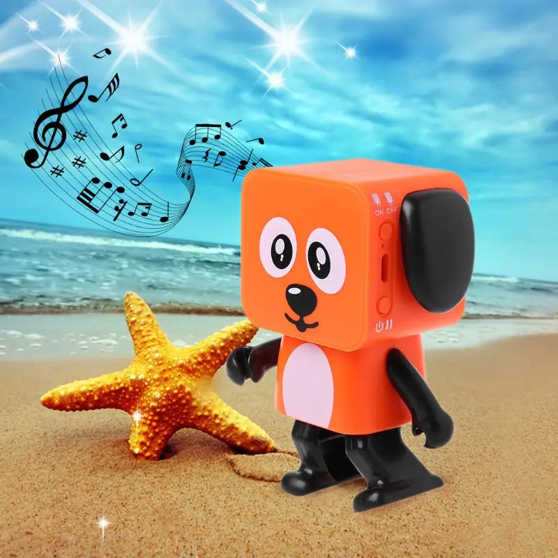 

Cute Portable Smart Dancing Robot Wireless Bluetooth Speaker Dancing Music Dog