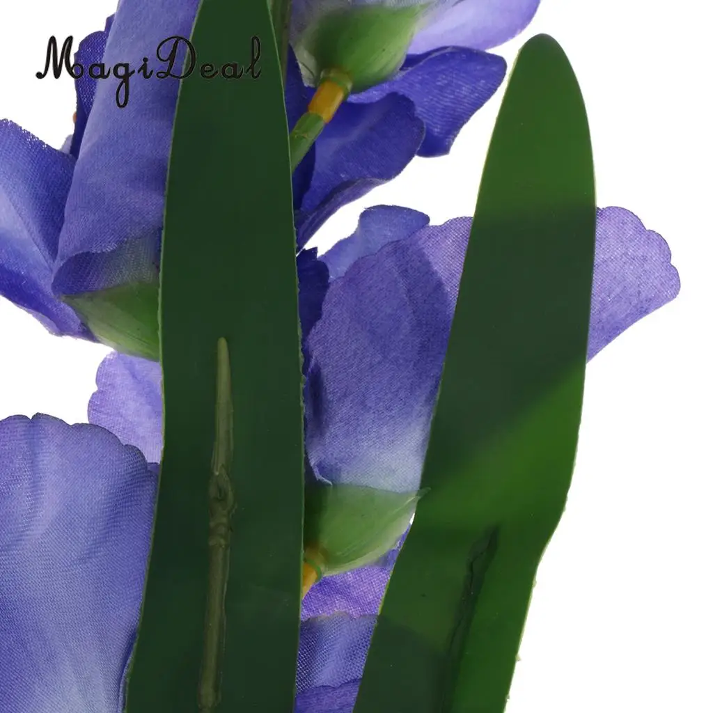 MagiDeal Realistic 1Pc Artificial Simulation Gladiolus Flower Stem Wedding Bouquet / Posy Table Arrangement Home Decor 8 Colors