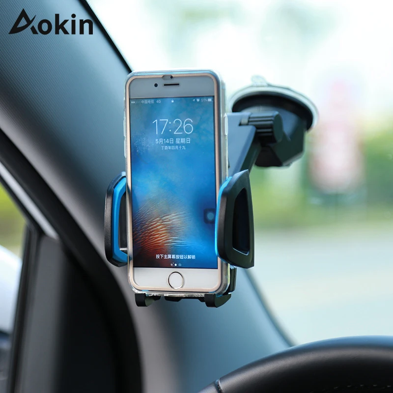 Aokin Mobile Phone Holder Windshield font b Car b font Air Vent Mount 360 Stand for