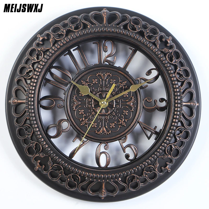 Reloj de pared de decoración del hogar de estilo nórdico de 12 pulgadas, reloj de pared redondo de número moderno Vintage, diseño casero para pared del hogar reloj Reloj de pared de decoración del hogar de estilo nórdico de 12 pulgadas, reloj de pared redondo de número moderno Vintage, diseño casero para pared del hogar reloj