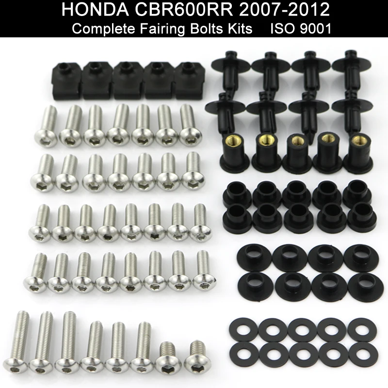Complete Alloy Motorcycle Body Fairing Bolt Kit Body Screws For Honda CBR600RR CBR 600 RR CBR 600RR 2003-2006