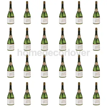 

24Pcs Mini Champagne Bubbles Bottle Wedding Party Favors Reception New Years