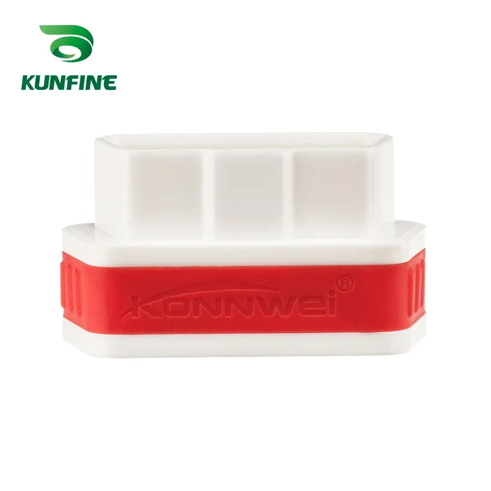 KUNFINE супер мини KW901 WI-FI ELM327 V1.5 ODB2 OBDII автомобиля диагностический сканер инструмент ELM 327 Code Reader Работает на iOS телефона Android