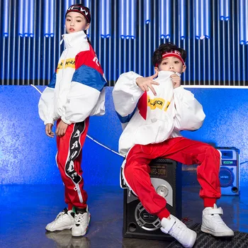

The new boy suit children's hip-hop hip-hop hip-hop clothing loose new costumes for girls Autumn