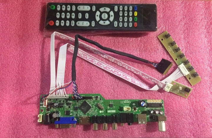 TV HDMI VGA CVBS USB LCD контроллер драйвер платы T.VST59.03 для B173HW01 N173HGE L11 1920*1080 Lcd панель 100%
