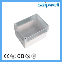 Saipwell 150*200*130 мм прозрачные дешевые сандалии IP66 водонепроницаемый ящик пластиковый модульная коробка переключателей из abs-пластика распределительная коробка электронный ящик DS-AT-1520-1