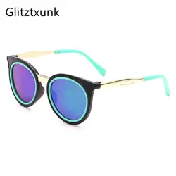 Glitztxunk 2018 кошачий глаз детские солнцезащитные очки спортивные для девочек и мальчиков Детский Открытый солнцезащитные очки анти-УФ Съемный
