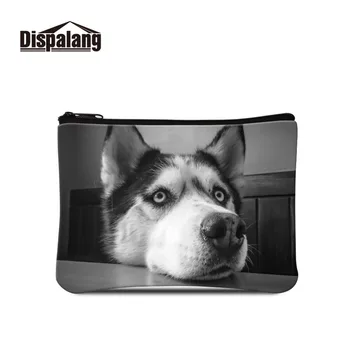 

Dispalang Women Small Wallets Cute Dog Print Clutch For Girls Kids Coin Purse Cute Card Holders Female Animal Money Bag