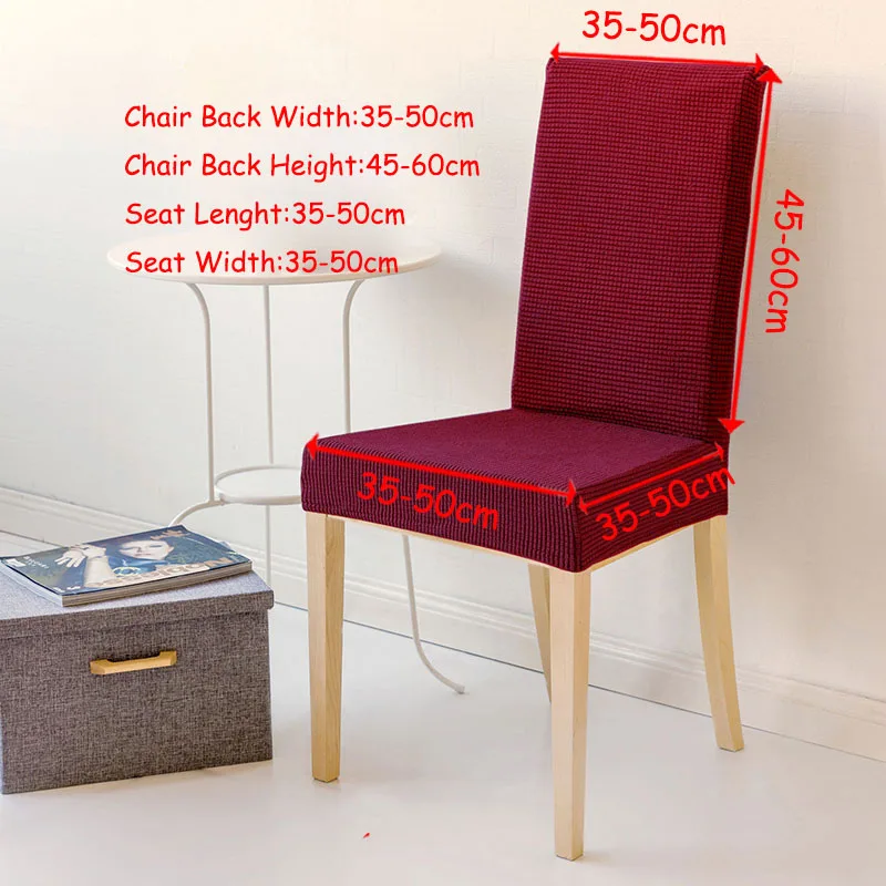 2 шт мебельные чехлы из ткани-Стретч спандекс Чехол для стула для столовой украшения дома свадьбы банкетный стул для отеля чехол для дома