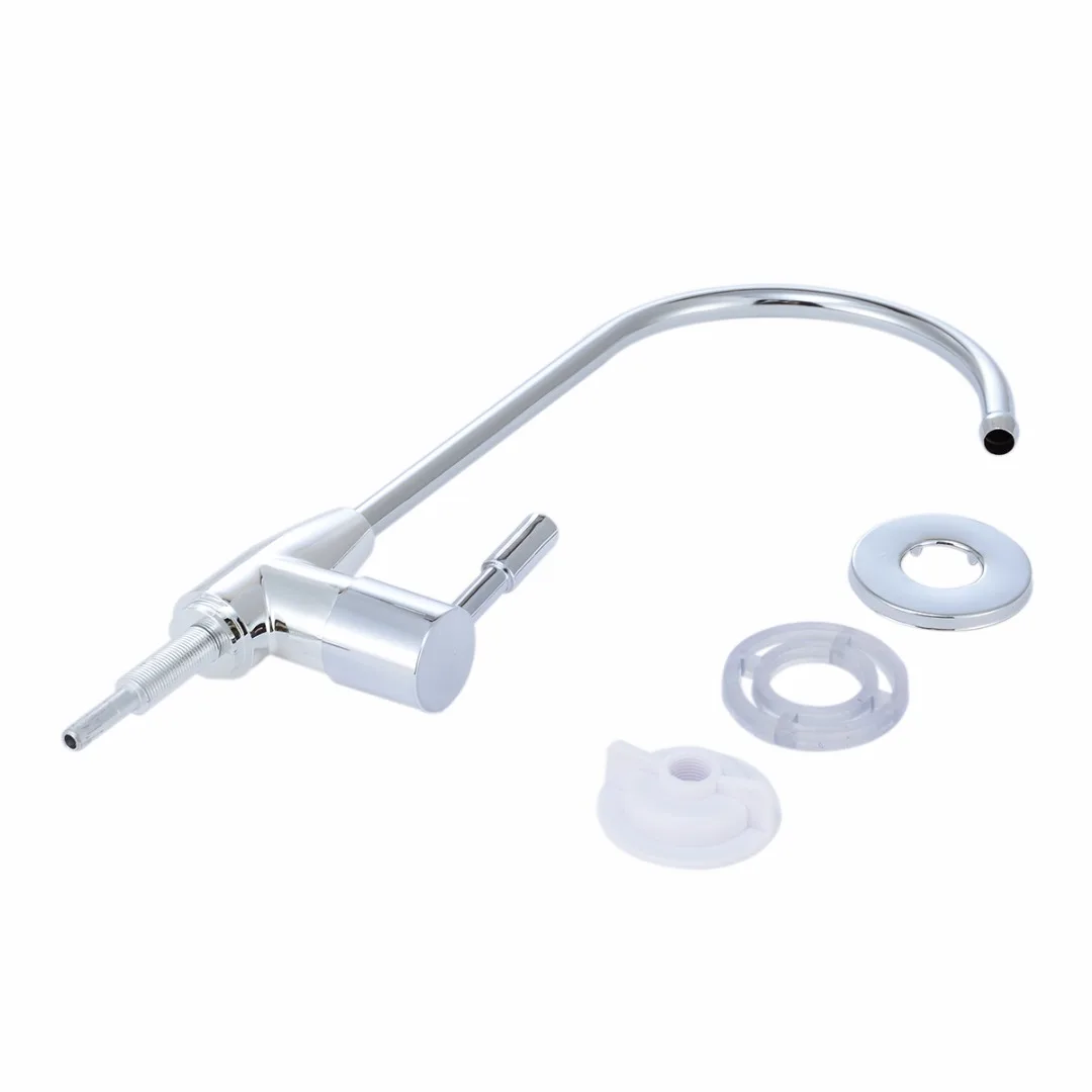High Quality 1/4'' Water Filter Tap Kitchen Drinking Water Faucet Stainless Steel Plating Sink Faucet Kitchen Accessories