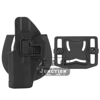 

Tactical CQC Serpa Concealment Quick Left Hand Waist Paddle Belt Loop Pistol Holster Gun Case Pouch for Glock 17 19 22 23 31 32
