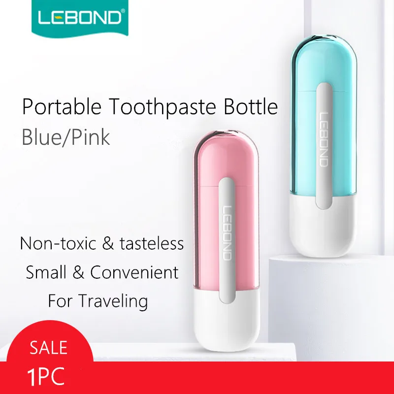LEBOND Portable Toothpaste Bottle Small Toothpaste Case Travel Camping