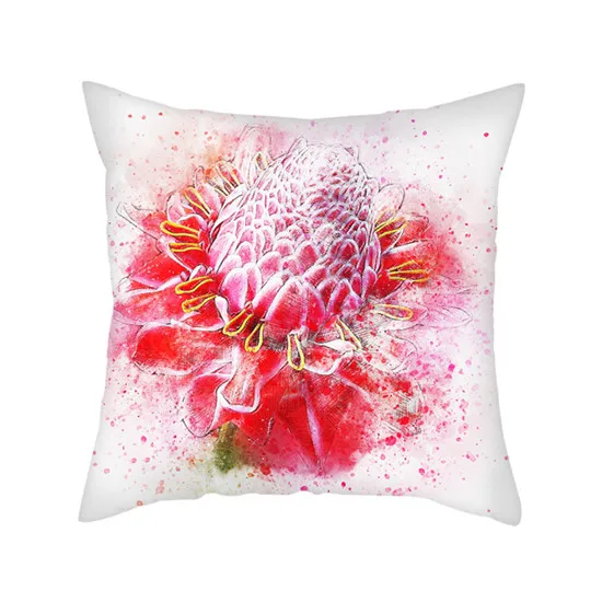 Fuwatacchi Подсолнух Роза Одуванчик цветочный цветок наволочка подушки декоративный чехол на подушки украшение дома для дивана
