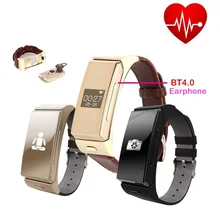 New Arrival Uwatch Umini Smart Watch Bracelet with Heart Rate Monitor Bluetooth Headset Sports Fitness Tracker Remote Camera