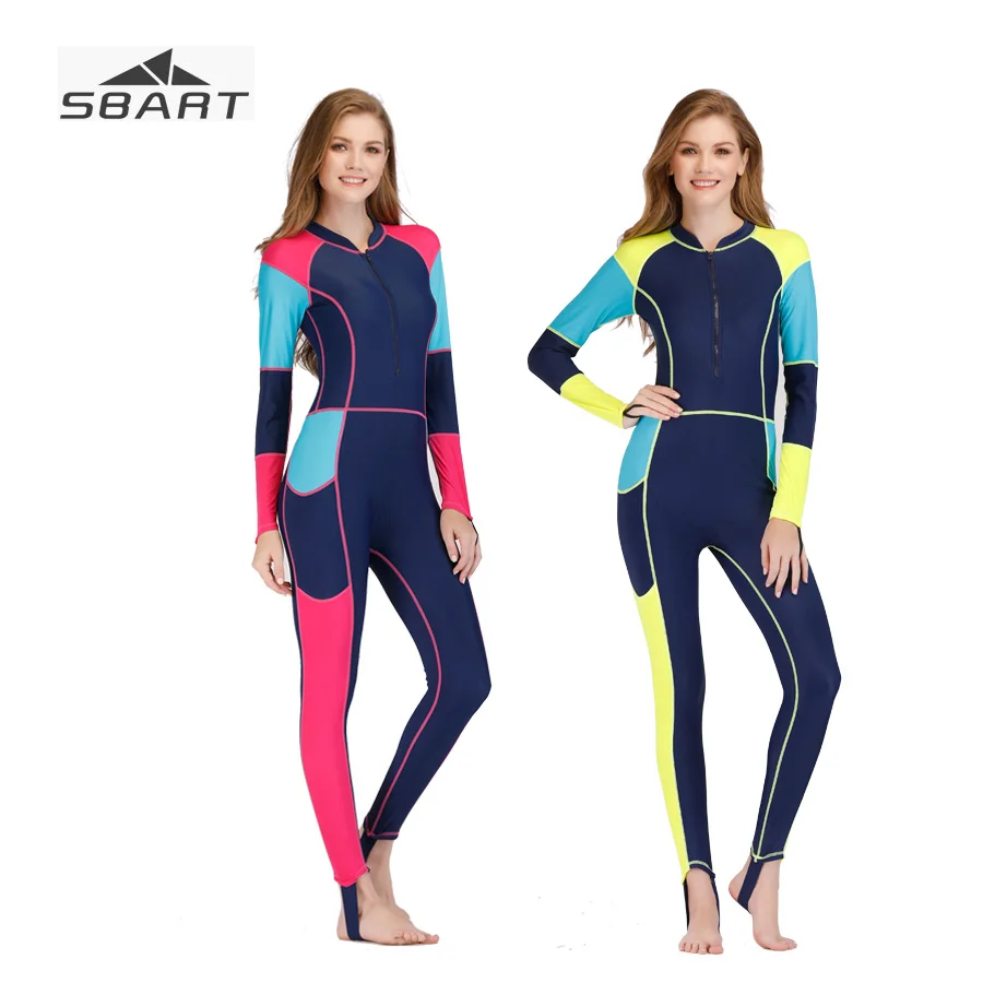 

Sbart Women Sunscreen Rash Guard Bathing Suit Jellyfish Clothing Scuba Diving Surfing Snorkeling Swimwear Wetsuit Lycra Swimsuit