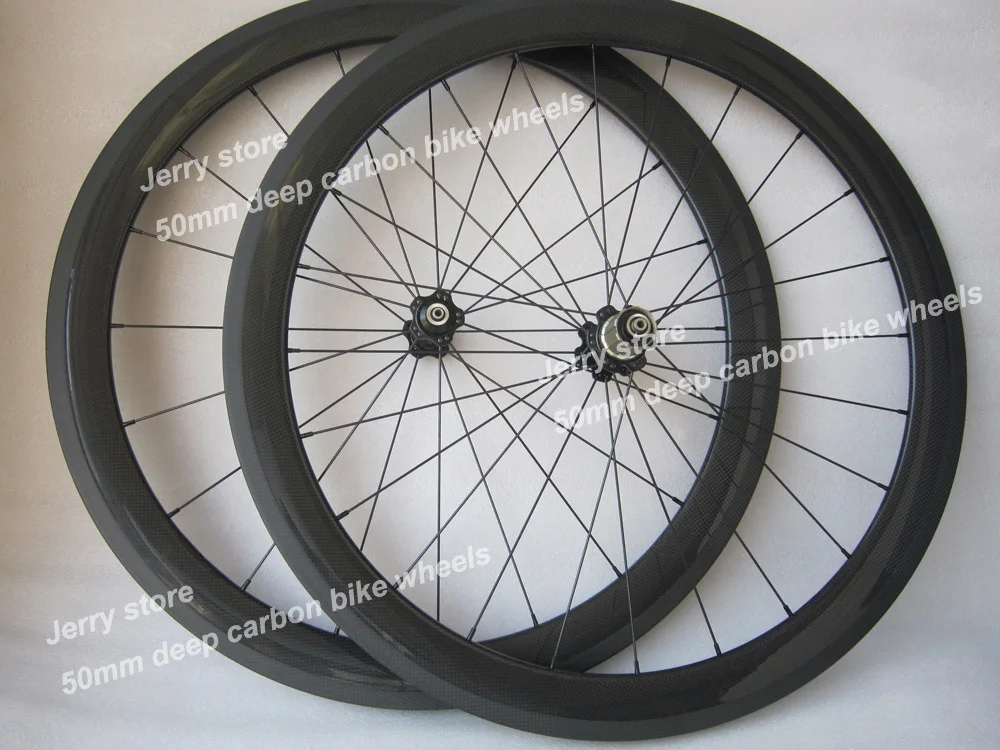 

carbon tubular road bike wheels,50mm deep 700C door to door service