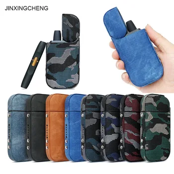 

JINXINGCHENG 2pcs/lot Protective Holder Case for iqos 2.4 Plus Cover PU Leather Case Pouch Carrying Bag
