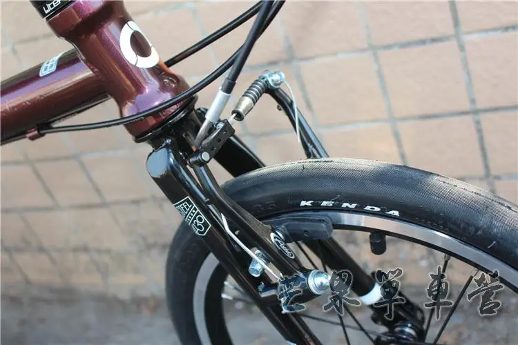 Clearance Fnhon CR-MO Steel Folding Bike 16" Minivelo Mini velo Bike Urban Commuter Bicycle overall bike V Brake 9 Speed 11 Clearance Fnhon CR-MO Steel Folding Bike 16" Minivelo Mini velo Bike Urban Commuter Bicycle overall bike V Brake 9 Speed 11