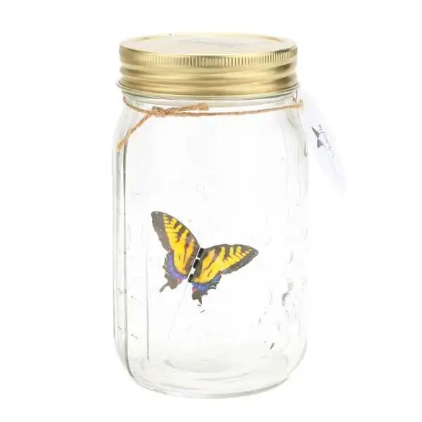 Романтический стеклянный светодиодный светильник с бабочкой и бабочкой, подарок на день Святого Валентина, красивая лампа с бабочкой для бутылки, милый отличный подарок для детей, влюбленных
