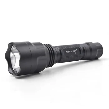 

Black Manta Ray C8 LED flashlight torch,CREE XHP50.2 3V LED inside,DTP copper plate,12xAMC7135 circuit driver,SMO/OP reflector