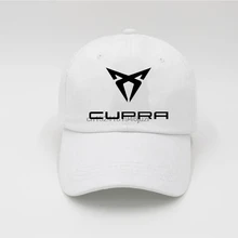 Cupra логотип дизайн унисекс бейсболка высокое качество спортивная шляпа белый