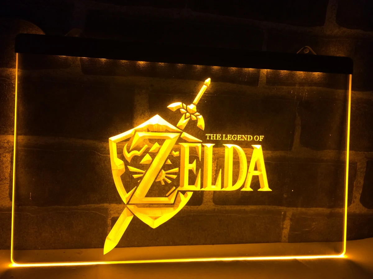

LH040- Legend of Zelda Video Game LED Neon Light Sign home decor crafts