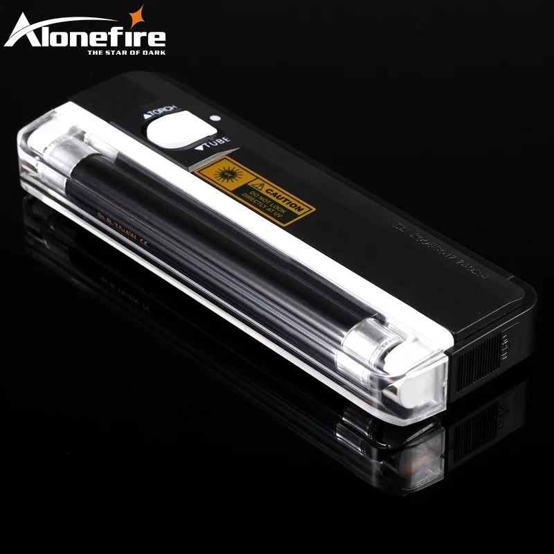 Alonefire Quality goods handheld money detector back light UV lamp forge money test currency/bank note detector flashlight AA Alonefire Quality goods handheld money detector back light UV lamp forge money test currency/bank note detector flashlight AA