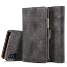 

For Iphone X 8 7 6S Plus 5S Samsung Galaxy S9 S8 Plus S7 S6 Edge NOTE 8 Leather Case Wallet Flip Card Stand Cover Retro Case