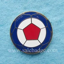 Пользовательские металлический футбольный форма жесткие эмалевые штифты OEM заказ Avaialble