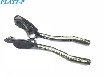 

2017 PLATT-P 3 k tt manubrio della bici della strada/mountain bike parti manubrio in carbonio verde blu rosso colore tt bar ends