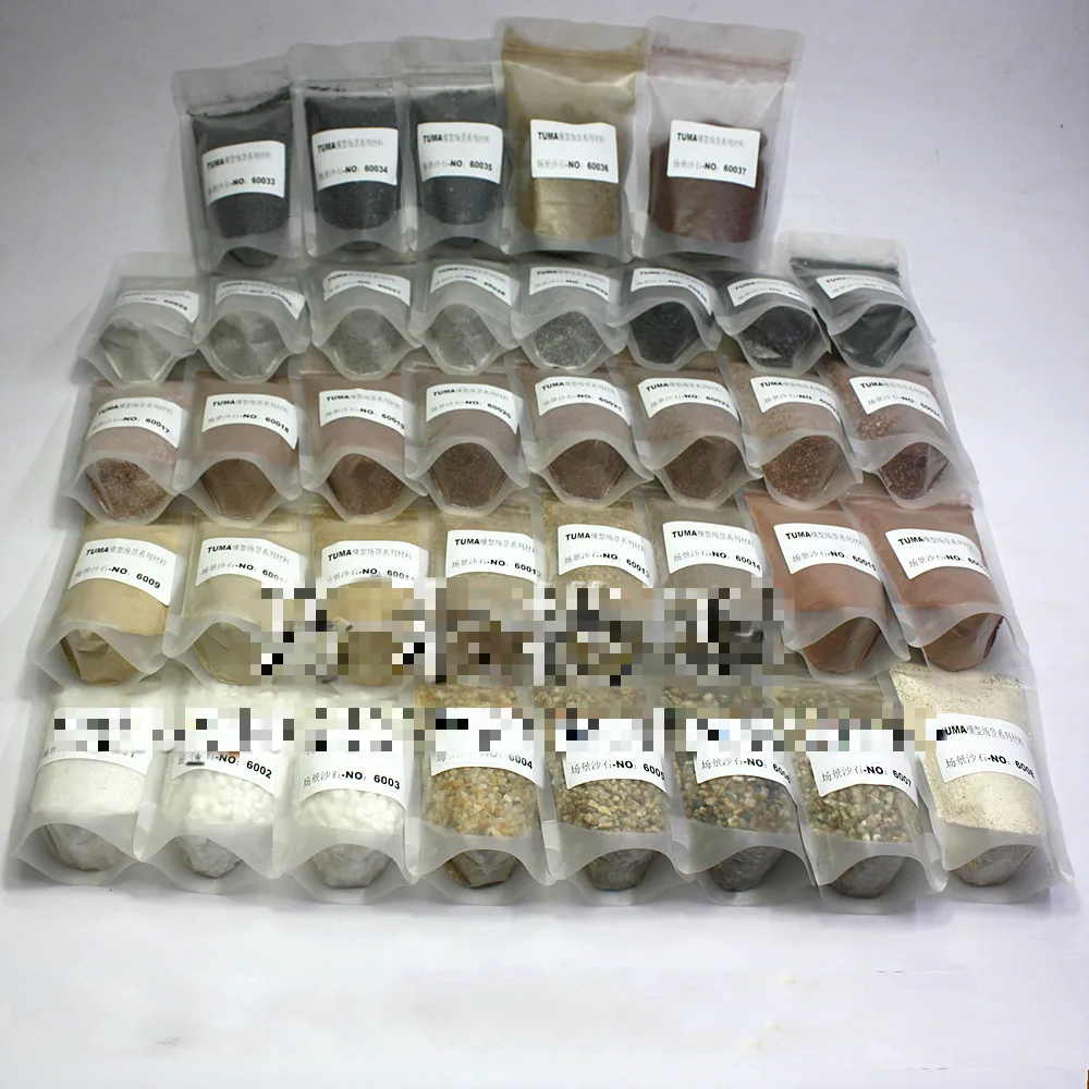 

200g/bag scale model sand table for model making train railway sand architecture