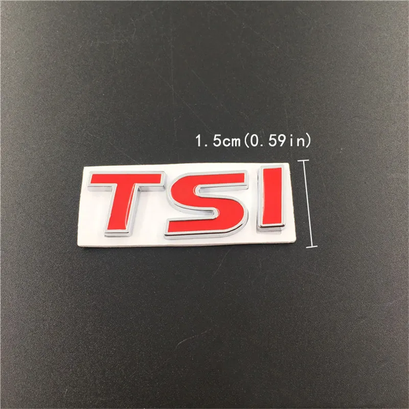 TSI логотип авто наклейка эмблема значок для Volkswagen Tiguan CC Beetle Scirocco sharan touran Lavida Sagitar