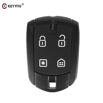 

KEYYOU 50X New Repalcement 4 Buttons Car Key Case Shell For Brazil Positron Alarm Remote Key Cover Shell Auto Parts Styling