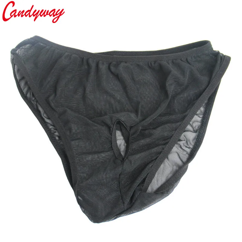Sexy silk Strong Man penis hole gstrings translucent pant bandoge thong handjob sex game for man toys product role play BDSM Men Stretch G String Panties Men Stretch Thong Underwear Men Patent Leather Briefs Men Lingerie Briefs