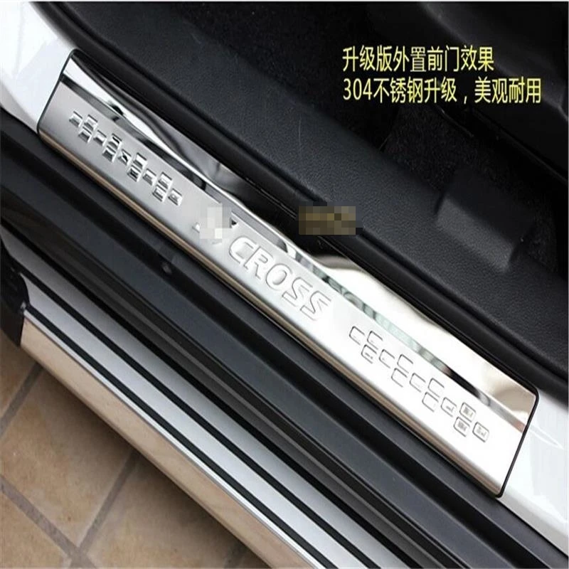For-Suzuki-SX4-S-Cross-2014-2015-2016-High-quality-Stainless-Steel-Scuff-Plate-Side-Door_