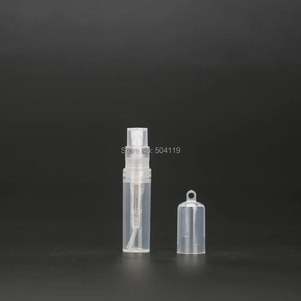 2ml Mini Small Clear Empty Plastic Perfume bottle Spray Bottles