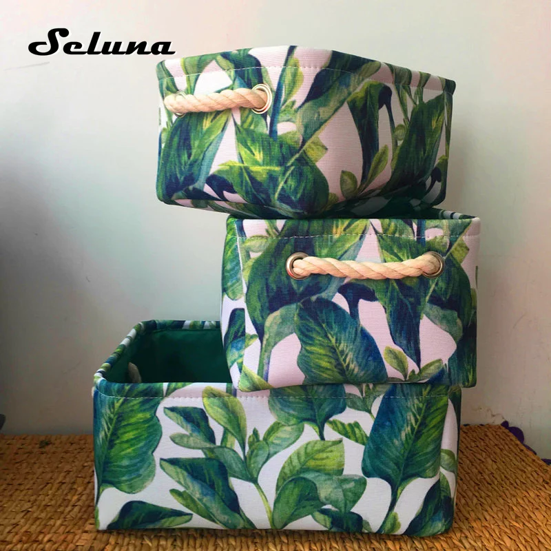 

1pcs Folding Cotton Linen Laundry Storage Basket Box Large Bag Sundries Holder Dirty Clothes Kids Toy Storage Bin Home Organizer