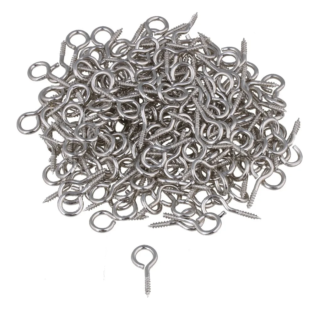 Buy 600x BQLZR Mini Eyes Pins 2 Eyepins Hanging Hooks Eyelets Threaded