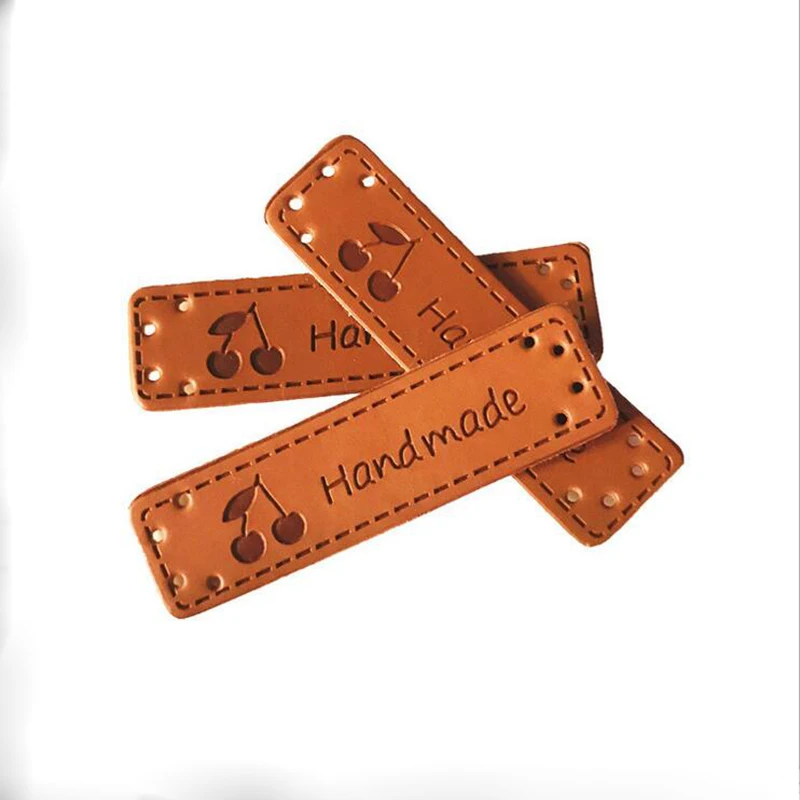 

Handmade Leather Sewing Garment Labels Household Textile Labels Tags Patchwork Apparel Accessories 12 pcs/lot